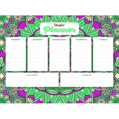 Планер на магнитной основе с алмазной мозаикой 