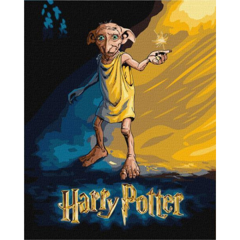 Картина за номерами WB "Harry Potter: Постер з Добі" 40*50см, термопакет, ТМ Ідейка, Україна