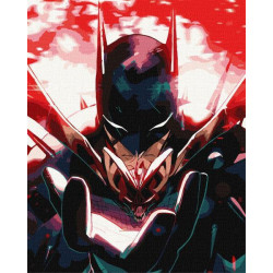 Картина за номерами WB "Batman: Темний Лицар з фарбами металік" 40*50см, термопакет, ТМ Ідейка, Україна