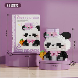 Конструктор Ведмідь Панда, 238дет.,  в кор. 12*8*4см