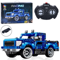 Конструктор р/к 2,4G, машина 21см, 369дет, бат., в кор. 54,5*35*7см 