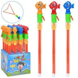 Мыльные пузыри, меч, 46см, крышка-рыбка, ЦЕНА ЗА УП.16ШТ 