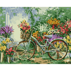 Картина за номерами "Квітковий сад" 40*50см, термопакет, ТМ ART Craft, Україна