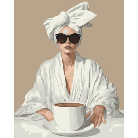 Картина за номерами "Ранок без планів" 40*50см, термопакет, ТМ ART Craft, Україна