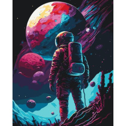 Картина по номерам "Одинокий путешественник" 40*50см, термопакет, ТМ ART Craft, Украина