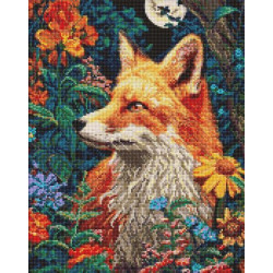 Алмазная мозаика "Загадочный лес под рыжими лапками" 40*50см, термопакет, ТМ Идейка, Украина