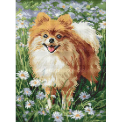 Алмазная мозаика "Ромашково удовольствие" 30*40см, термопакет, ТМ Идейка, Украина