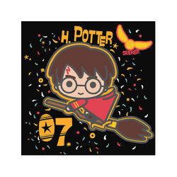 Картина за номерами для дітей WB "Harry Potter: Політ на мітлі" 25х25см, термопакет, ТМ Ідейка, Україна