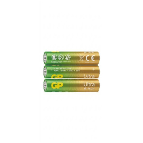 Батарейка GP Alkaline ULTRA, LR03, АAA, 1,5V, ЦЕНА ЗА УП.3ШТ