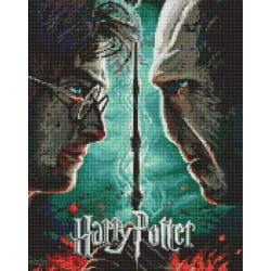 Алмазна мозаїка WB "Harry Potter: Гаррі та Волдеморт" 40*50см, в термопакете, ТМ Ідейка, Україна