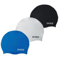 Шапочка для плавання, силікон, 8 років, 3 кольори 20см, INTEX 