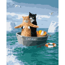 Картина по номерам "Котаник" 40*50см, термопакет, ТМ ART Craft, Украина