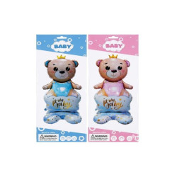 Шарик фольгированный нейлоновый мишка My baby, 145*77см, пак. 26*20см
