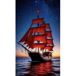 Алмазна мозаїка "Безвітря" 30*40см, на рамці, в кор. 31*41*2,5см, ТМ Dreamtoys