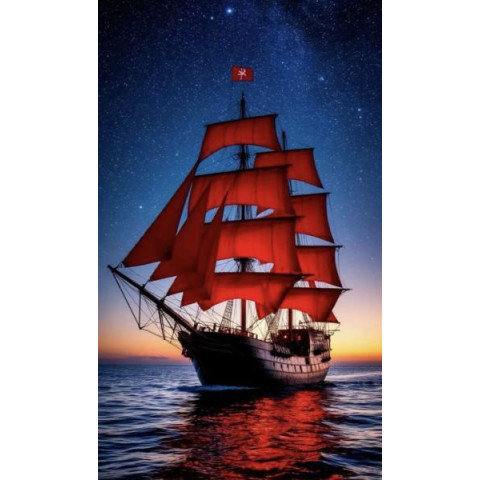 Алмазна мозаїка "Безвітря" 30*40см, на рамці, в кор. 31*41*2,5см, ТМ Dreamtoys