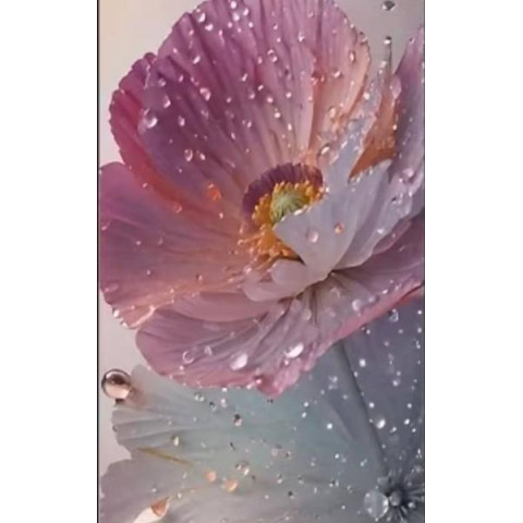 Алмазна мозаїка "Ранкова квітка" 40*50см, на рамці, в кор. 41*51*2,5см, ТМ Dreamtoys