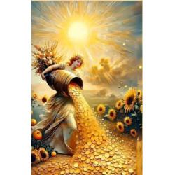 Алмазна мозаїка "Богиня достатку" 40*50см, на рамці, в кор. 41*51*2,5см, ТМ Dreamtoys