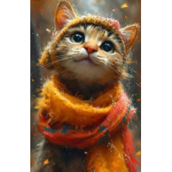 Алмазная мозаика "Осенний модник" 40*50см, на рамке, в кор. 41*51*2,5см, ТМ Dreamtoys