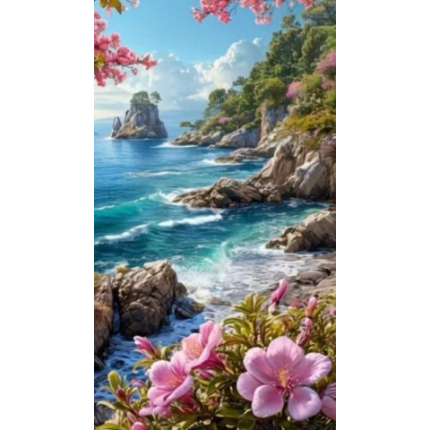 Алмазна мозаїка "Мадейра" 40*50см, на рамці, в кор. 41*51*2,5см, ТМ Dreamtoys