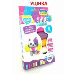 Набір для ліплення з тістом 6 кольорів Shine TM Lovin, в кор. 18*10*2см 