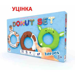 Набір для ліплення TM Moon Light Clay Donut Set HEROES легкий пластилін, в кор. 32*19*3см 