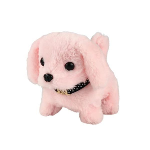 Мягкая игрушка Собачка Рика 15см, ходить, звук, на бат.