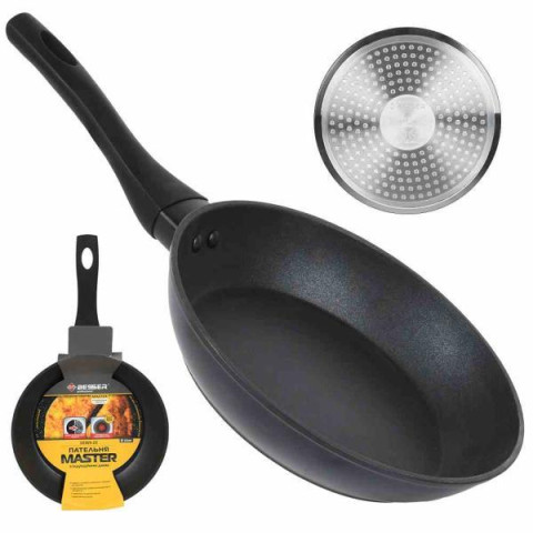 Пательня лита антипригар "Master" інд. дно d24*4.8см 