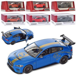 Машинка металл "Kinsmart" Jaguar XE SV Project 8, инерц-я, 12,5см, резин.колеса, откр.двери, в кор.16*7,5*8см 