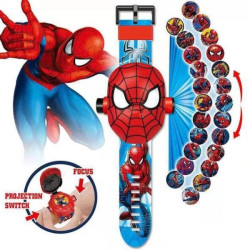 Годинник наручний дитячий з проектором "Spiderman (Людина-павук, Спайдермен), планшет  28*14см