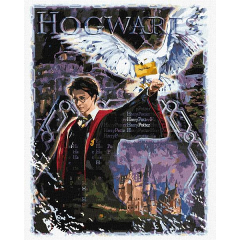 Картина за номерами WB "Harry Potter: Атмосфера магії" 40*50см, термопакет, ТМ Ідейка, Україна