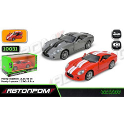 Машина мет. АВТОПРОМ 5 inch Shelby Series Two 2 вида, отк.двери, в кор. 16,5*7*8см 