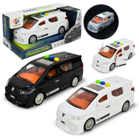 Микроавтобус бат., свет, звук, 2 цвета, в кор. 20*10*8,5см 