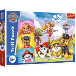 Пазлы 100эл. PAW Patrol Бесстрашные девушки, в кор. 29*19*4см, ТМ Trefl, Польша