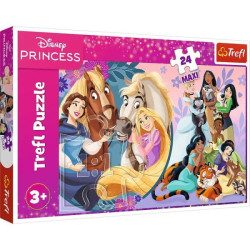 Пазлы 24эл. Maxi Disney Princess Улыбка дружбы, в кор. 40*27*5см, ТМ Trefl, Польша
