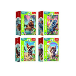 Пазлы 54эл. mini KAZSTUDIO Мир животных, в кор. 9*6,5*4см, ТМ Trefl, Польша