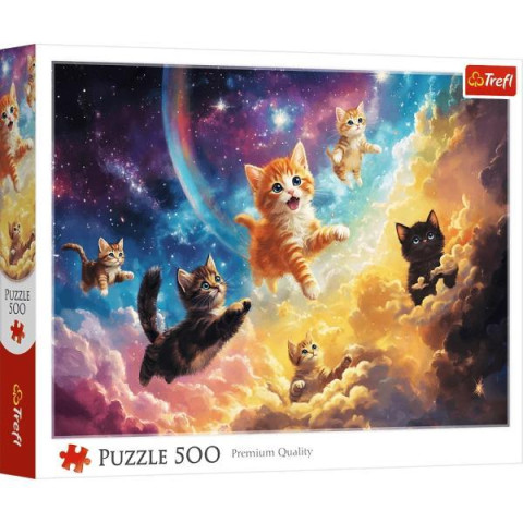 Пазлы 500эл. Космические котята, в кор. 39*26*4см, ТМ Trefl, Польша
