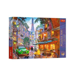 Пазлы 500эл. Premium Plus Tea Time: Кафе на углу в Париже, в кор. 39*26*4см, ТМ Trefl, Польша