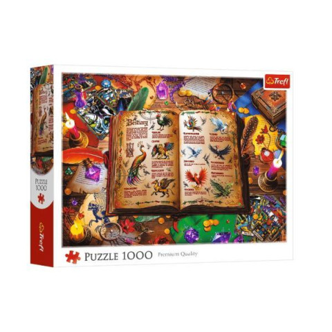Пазлы 1000эл. Атлас фантастических птиц, в кор. 34*26*6см, ТМ Trefl, Польша