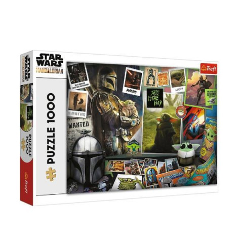 Пазлы 1000эл. Star Wars Коллекция Грога, в кор. 40*27*6см, ТМ Trefl, Польша