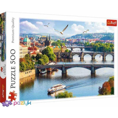Пазлы 500эл. Прага, Чехия, в кор. 39*26*4см , ТМ Trefl, Польша