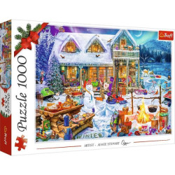 Пазлы 1000эл. XMAS Зимнее время, в кор. 40*27*6см, ТМ Trefl, Польша