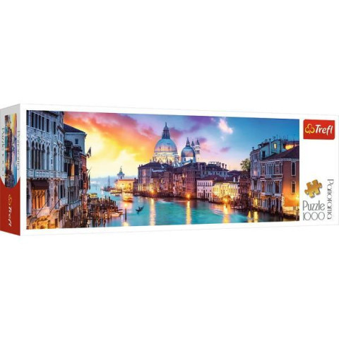 Пазлы 1000эл. Panorama Канал Гранде, Венеция, в кор. 40*13,5*6,5см, ТМ Trefl, Польша