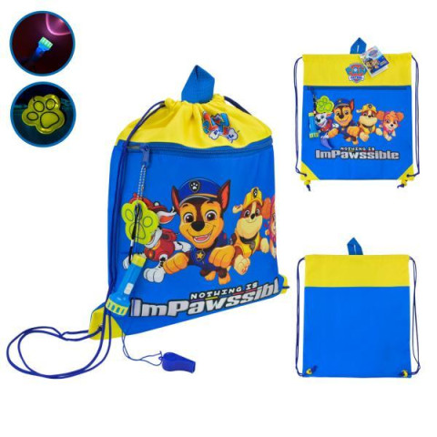 Рюкзак Paw Patrol 35*40см у наборі свисток, ліхтарик, світловідбивач 