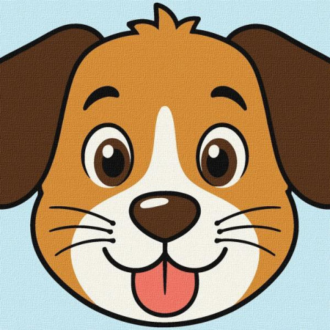 Картина по номерам для детей 