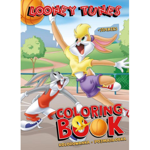 Раскраска WB Looney Tunes: Спорт со стикерами, ТМ Идейка, Украина