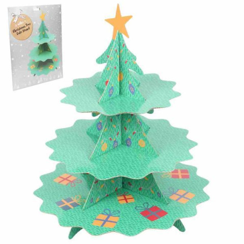Стенд для капкейків/десертів "Christmas Tree" 3яр 26*28см 