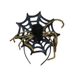 Обруч для волос на Хэллоуин "Spider" 20*23см 