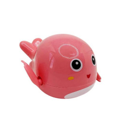Заводная игрушка для купания "Кит", розовый, ТМ MEGAZayka