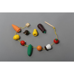 Шнуровка Фрукты и овощи, Komarovtoys (К141)