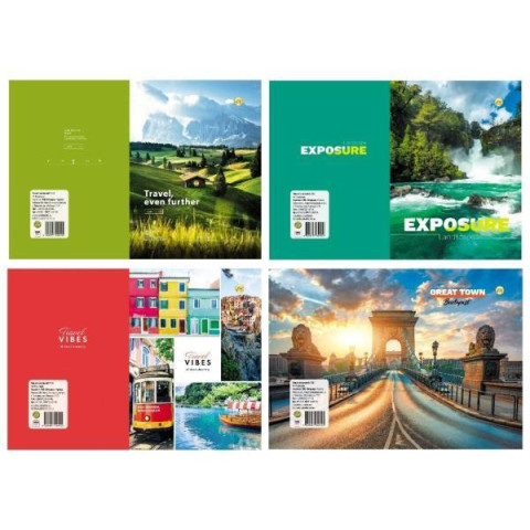 Книга канцелярская, 7БЦ А4, 48л, ТМ Тетрада, Украина